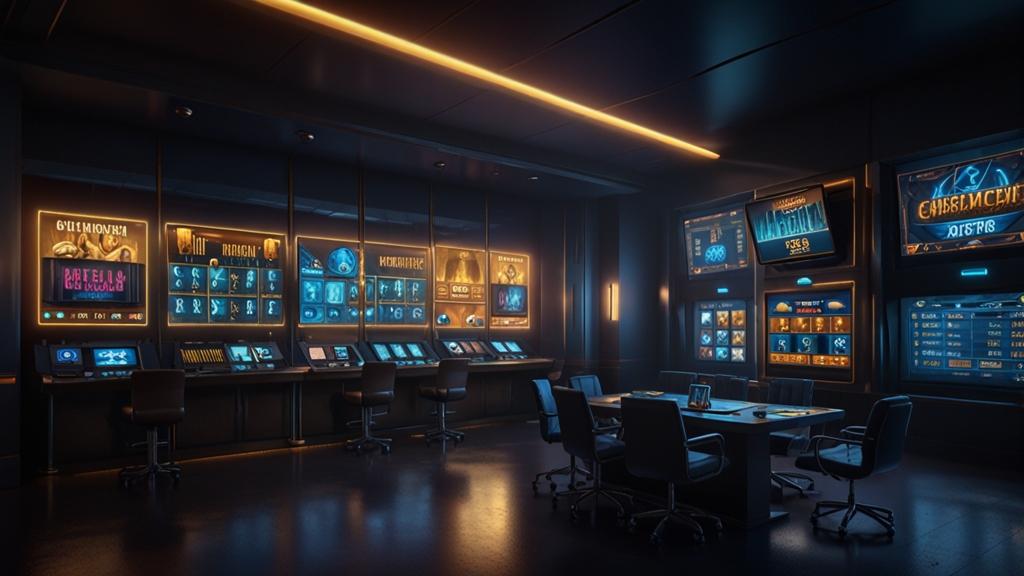 Casino-style control room showing withdrawal stages and timing